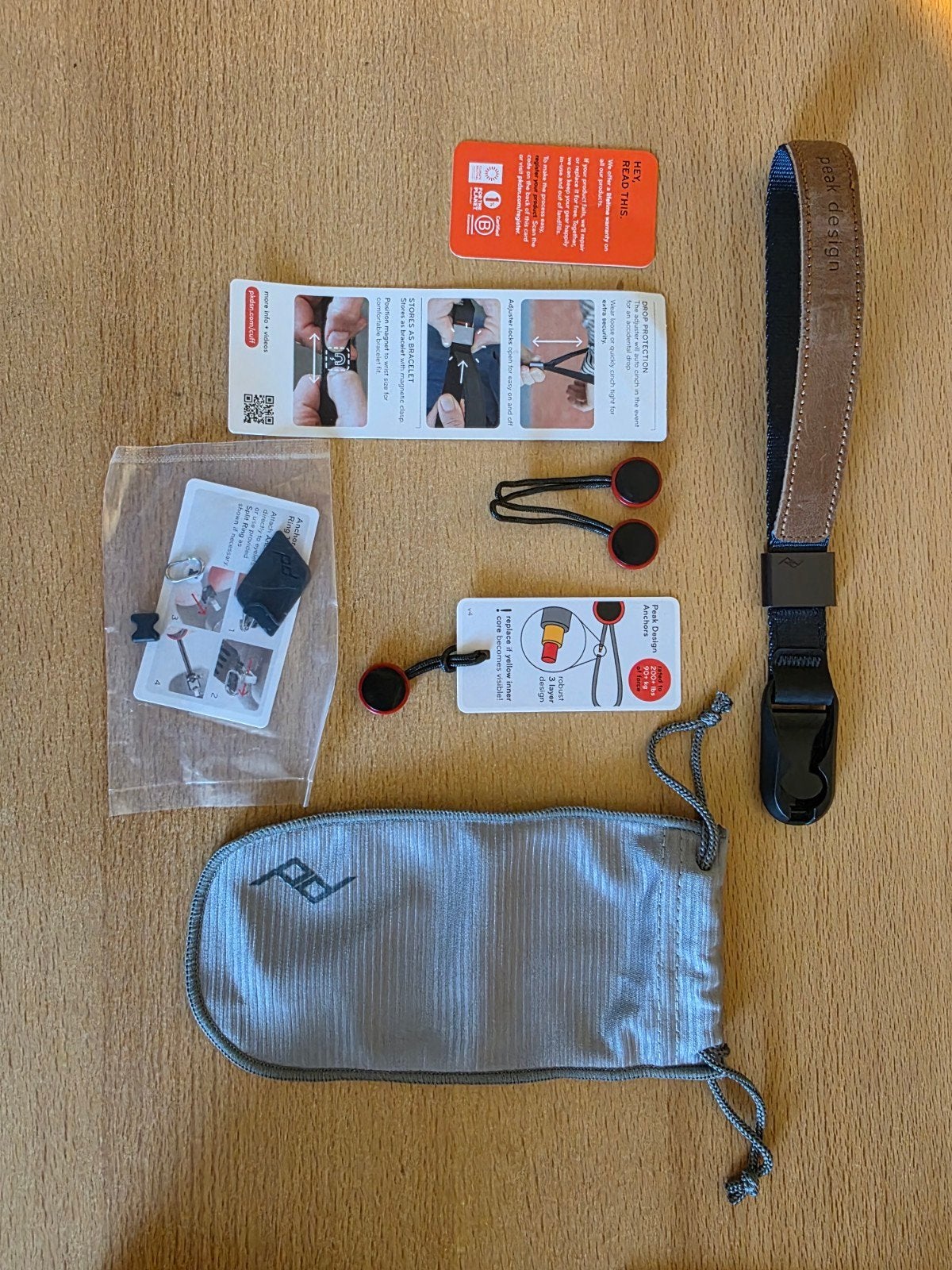 Peak Design Cuff polsband voor camera - Zo goed als nieuw, Ophalen of Verzenden, Zo goed als nieuw, Overige merken, Overige typen