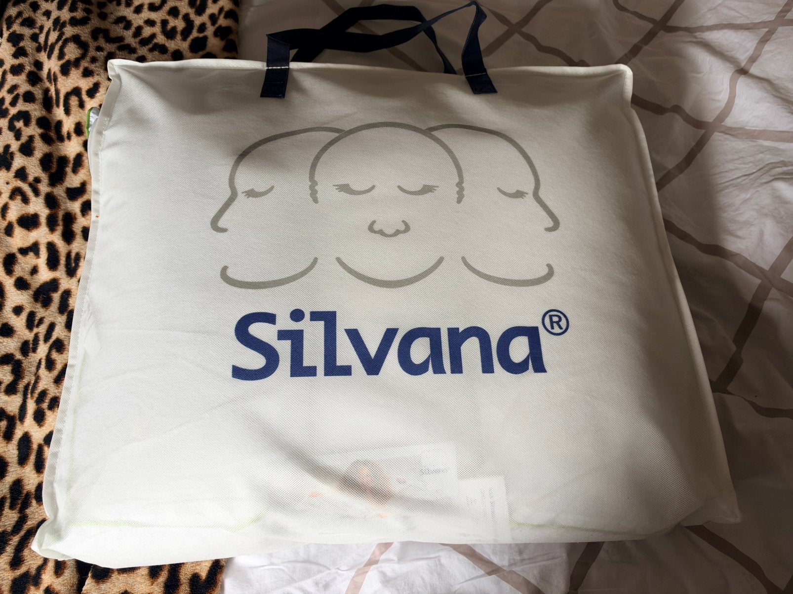 Silvana comfort hoofdkussen stevige firm, Eenpersoons, Wit, Katoen, Nieuw