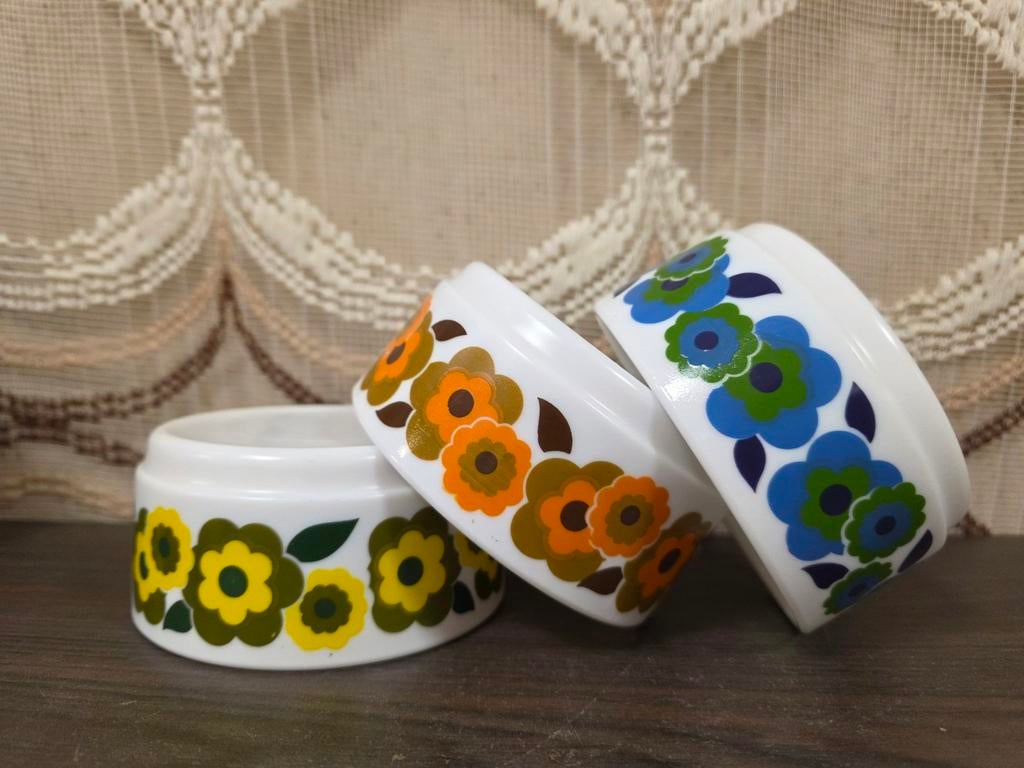 Arcopal France Lotus schaaltjes vintage servies, Huis en Inrichting, Keuken | Servies, ., Arcopal France, Ophalen of Verzenden