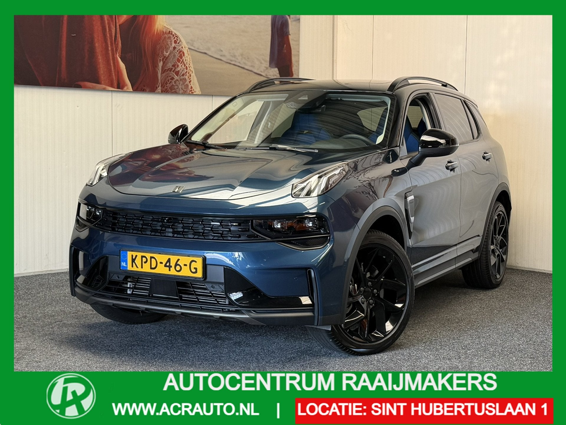 Lynk & Co 01 1.5 6.6kW BLACK LINE PREMIUM VOL OPTIES ! 360 C, Auto's, Dealer onderhouden, Stof, Zwart, Blauw
