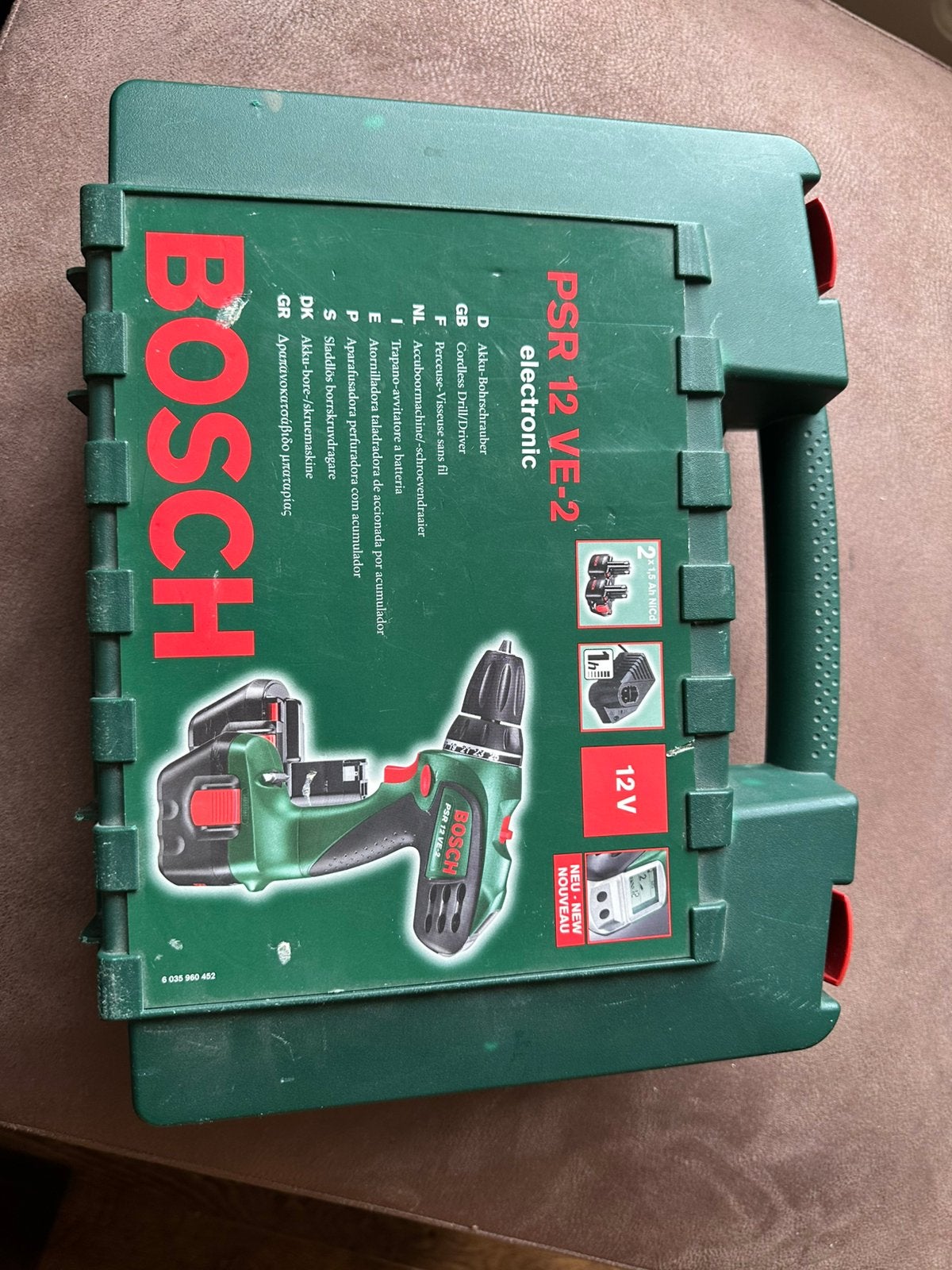 Foto 2 van Accu boormachine/-schroevendraaier Bosch PSR 12V incl 2 accu