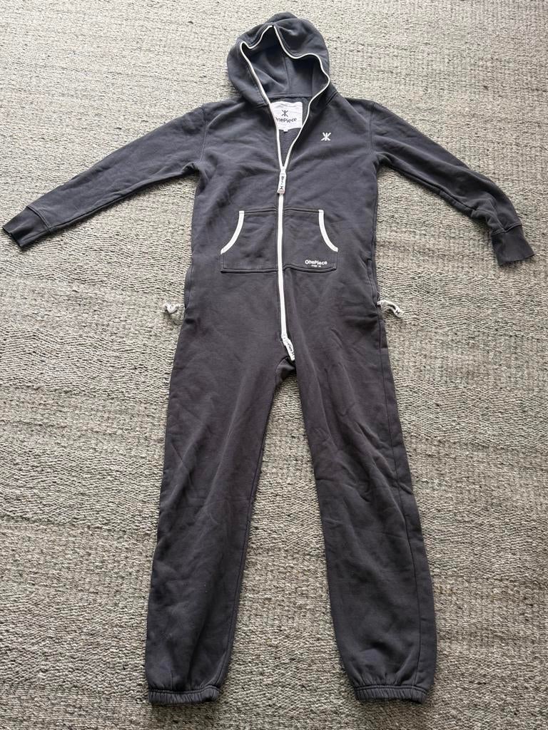 OnePiece Jumpsuit Onesie Antraciet Maat M, Kleding | Dames, Jumpsuits, Zo goed als nieuw, Maat 38/40 (M), Grijs, Ophalen of Verzenden