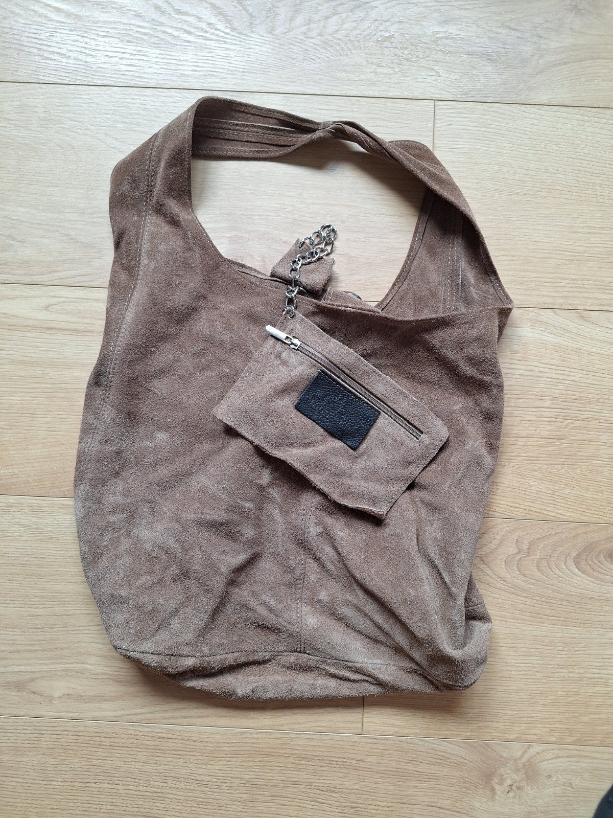 Tas Baggy Shop, Ophalen of Verzenden, Zo goed als nieuw, Beige, Schoudertasje