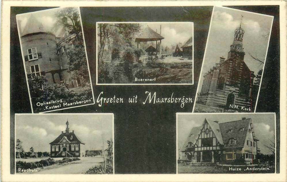 304-072-037 Maarsbergen Groeten uit, Verzenden, Voor 1920, Utrecht