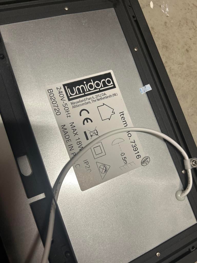 Lumidora LED Paneel Lamp - model 73916, Ophalen, Zo goed als nieuw