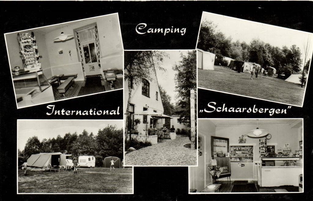 Camping International, Schaarsbergen - 5 afb - 1964 gelopen, Ophalen of Verzenden, 1960 tot 1980, Gelopen, Gelderland