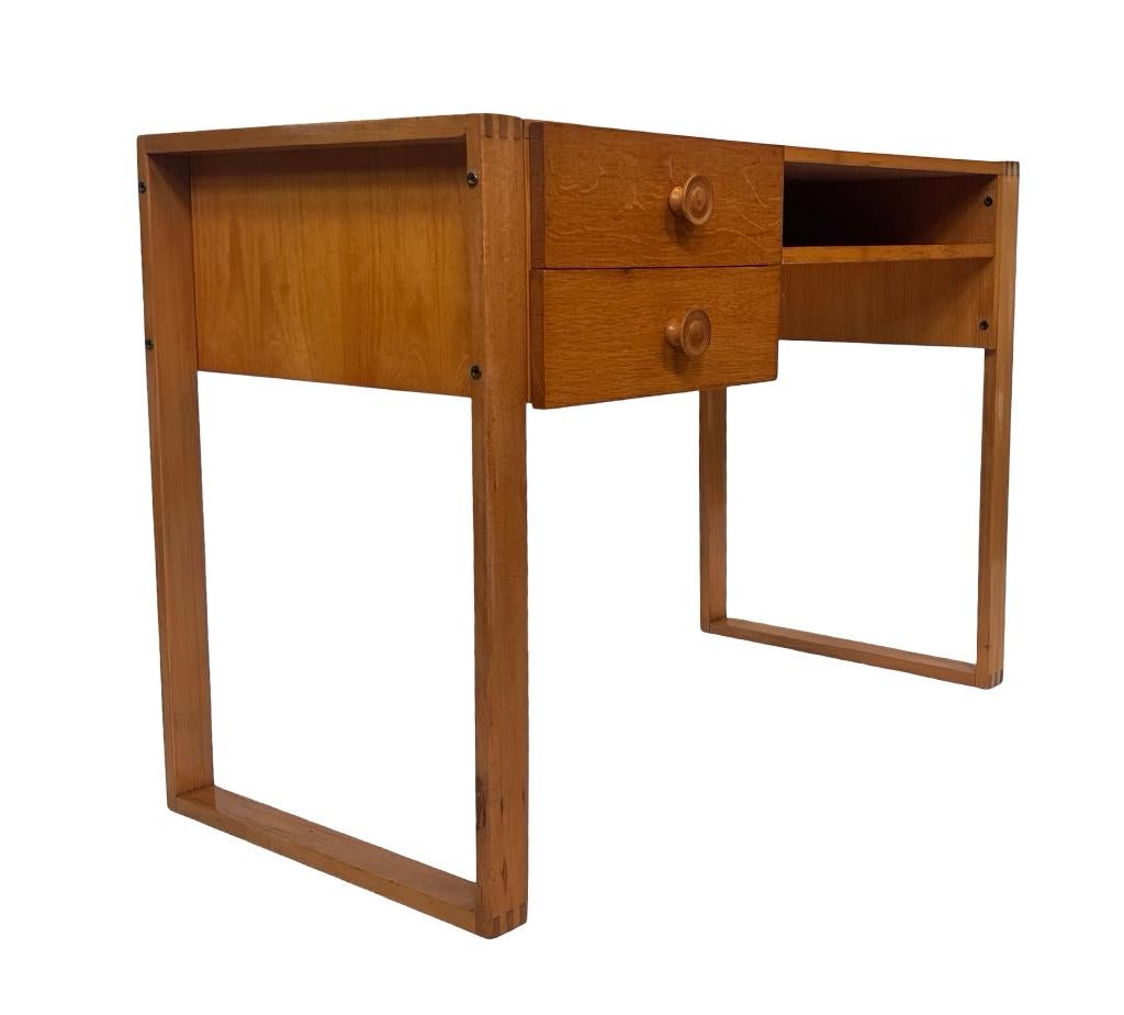 Vintage compact bureau pinewood grenen jaren 70 design, Ophalen, Bruin, Vintage bureau, Vintage bureau