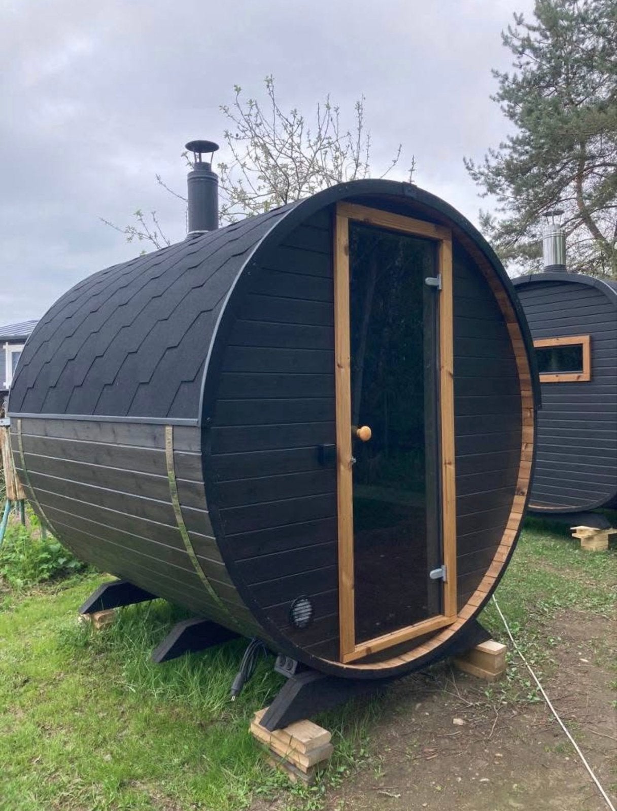 Luxe Barrel Sauna met Harvia Kachel - Nieuw, Ophalen of Verzenden, Nieuw