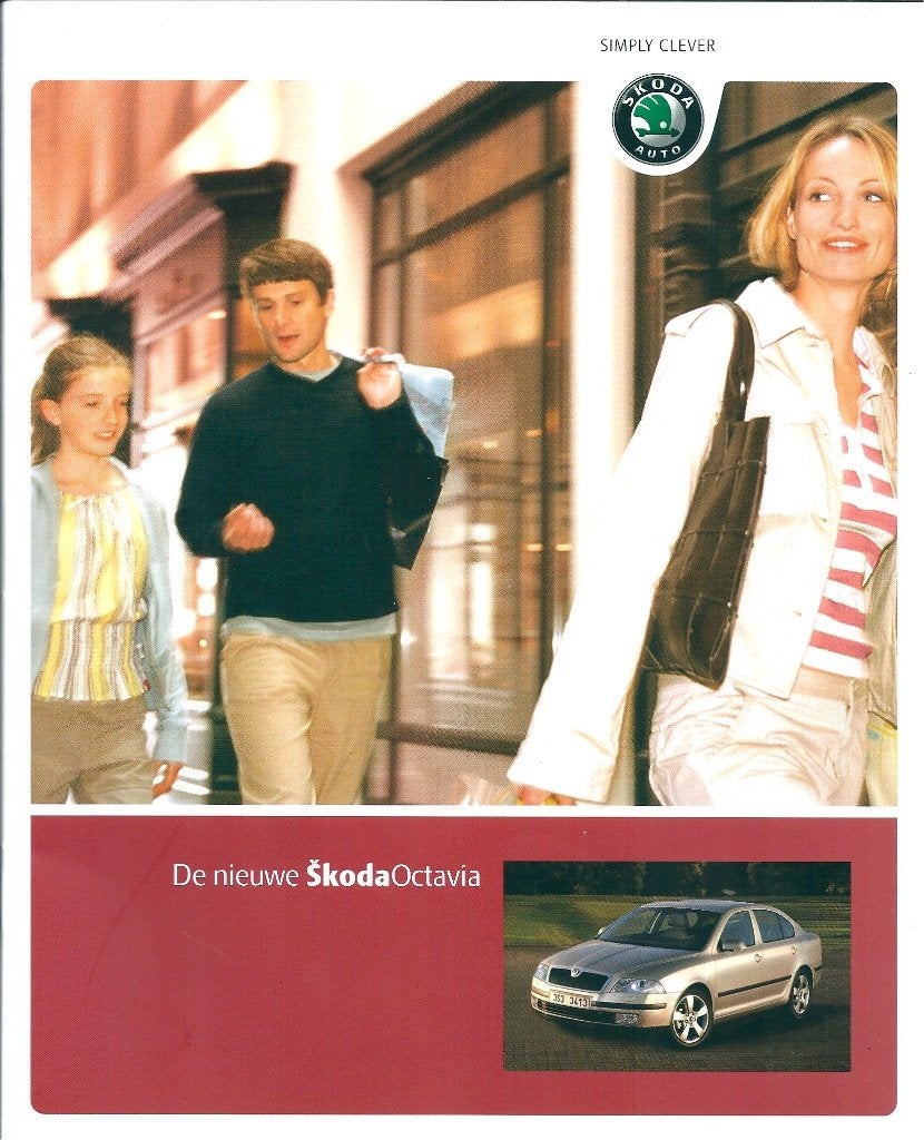 Brochure Skoda Octavia 2004, Ophalen of Verzenden, Gelezen, Overige merken