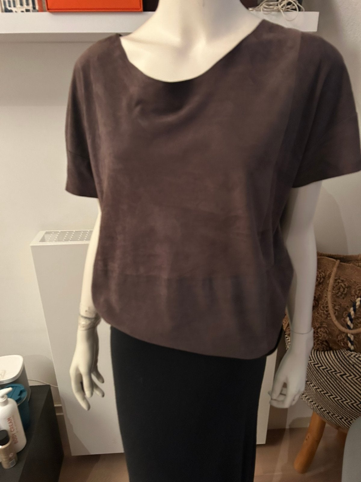 Prachige suede top van Studio Ruig 40/42, Verzenden, Maat 42/44 (L), Zo goed als nieuw, Korte mouw