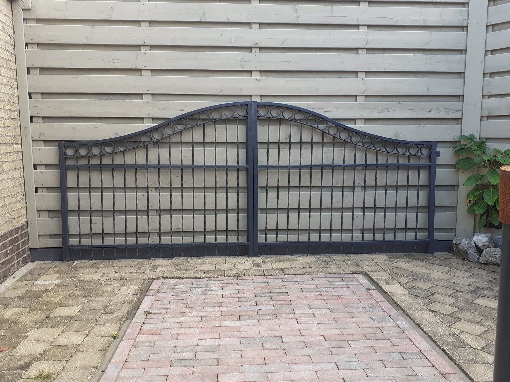 Sierhek, Tuin en Terras, Ophalen, Gebruikt, IJzer, Tuinhek