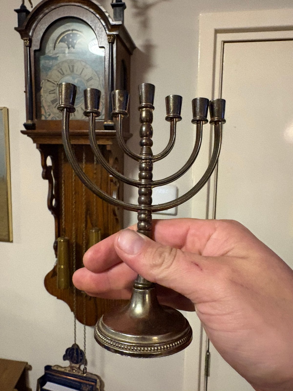 Menorah ️  AMY Art Work Israel 24K Gold / 925 Silver Plated, Antiek en Kunst, Ophalen, Overige materialen