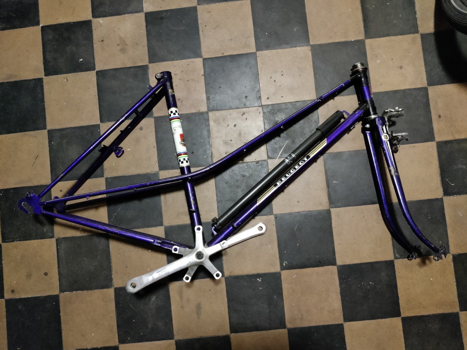 Peugeot frame, Fietsen en Brommers, Ophalen, Frame, Gebruikt, Staal