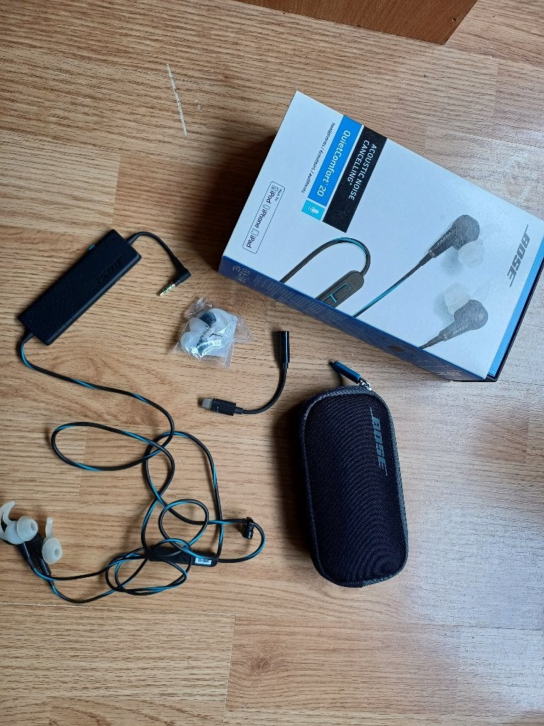 Bose QuietComfort 20 Acoustic Noise Cancelling hoofdtelefoon, Overige merken, In-ear, Bluetooth, Ophalen of Verzenden