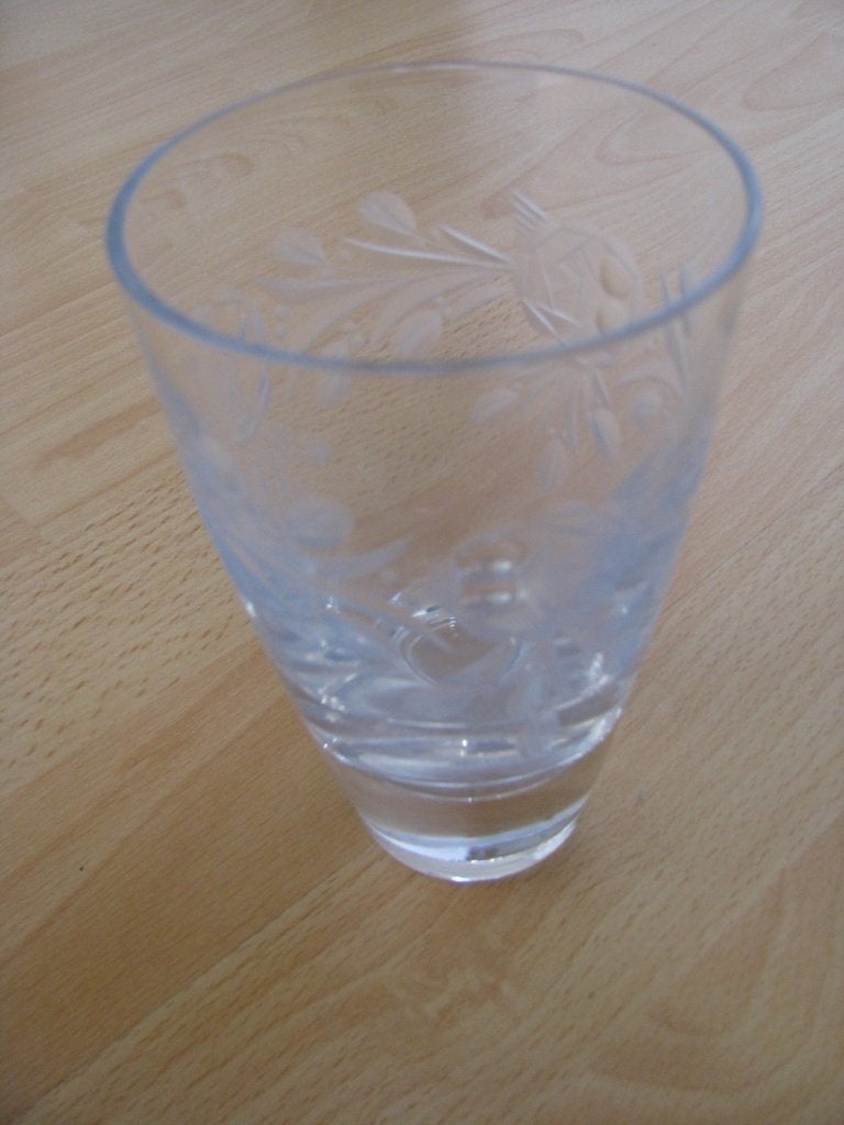 kristallen ( bloemen )vaasje uit Oostenrijk, Ophalen of Verzenden