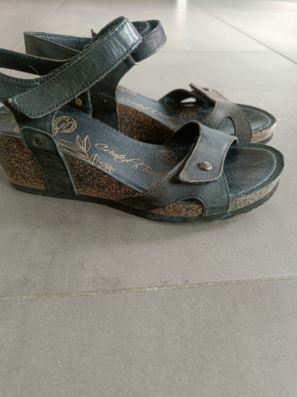 Panama Jack Julia mt40, Zwart, Zo goed als nieuw, Panama Jack, Sandalen of Muiltjes