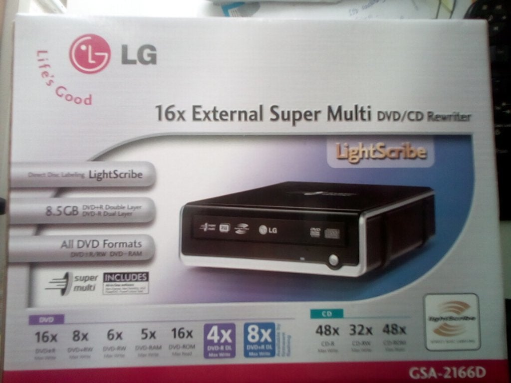 LG DVD CD 16X External Super Multi Rewriter, Verzenden, Dvd, Zo goed als nieuw, Windows