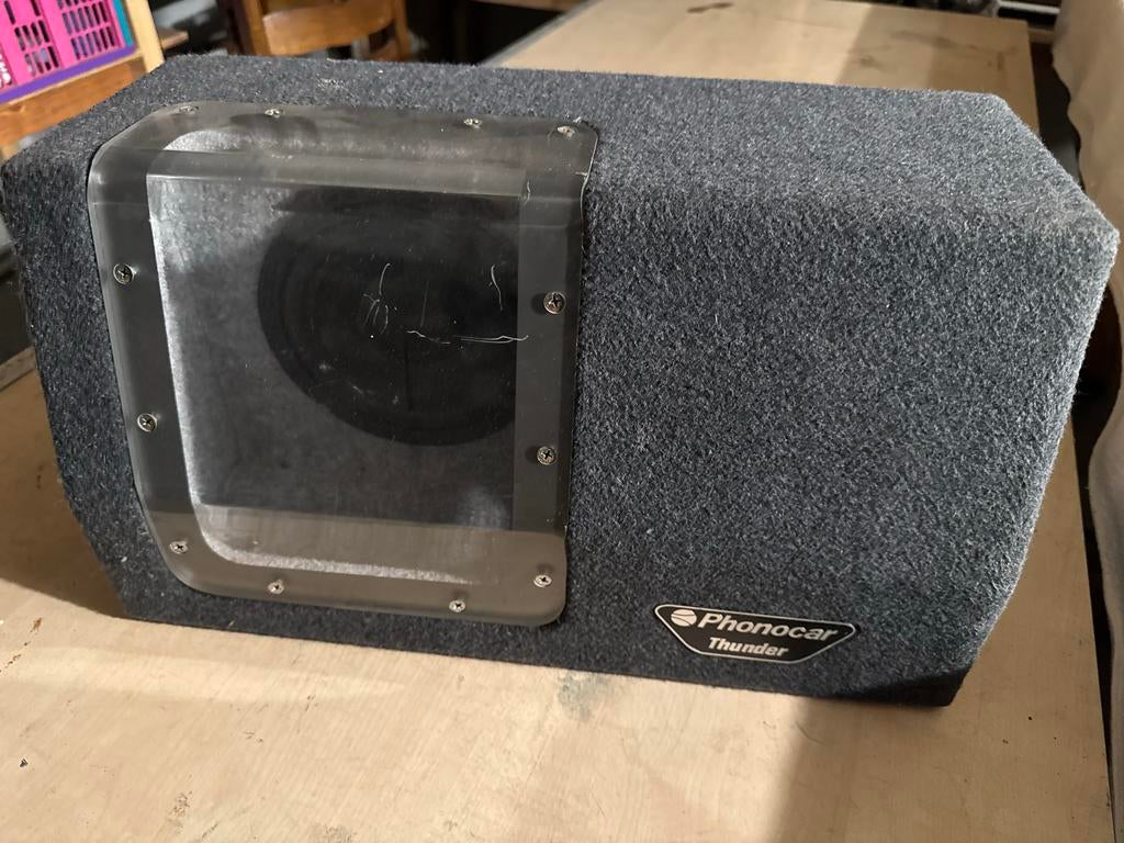 Gebruikte Phonocar Thunder Subwoofer, Gebruikt, Subwoofer, 120 watt of meer, Ophalen