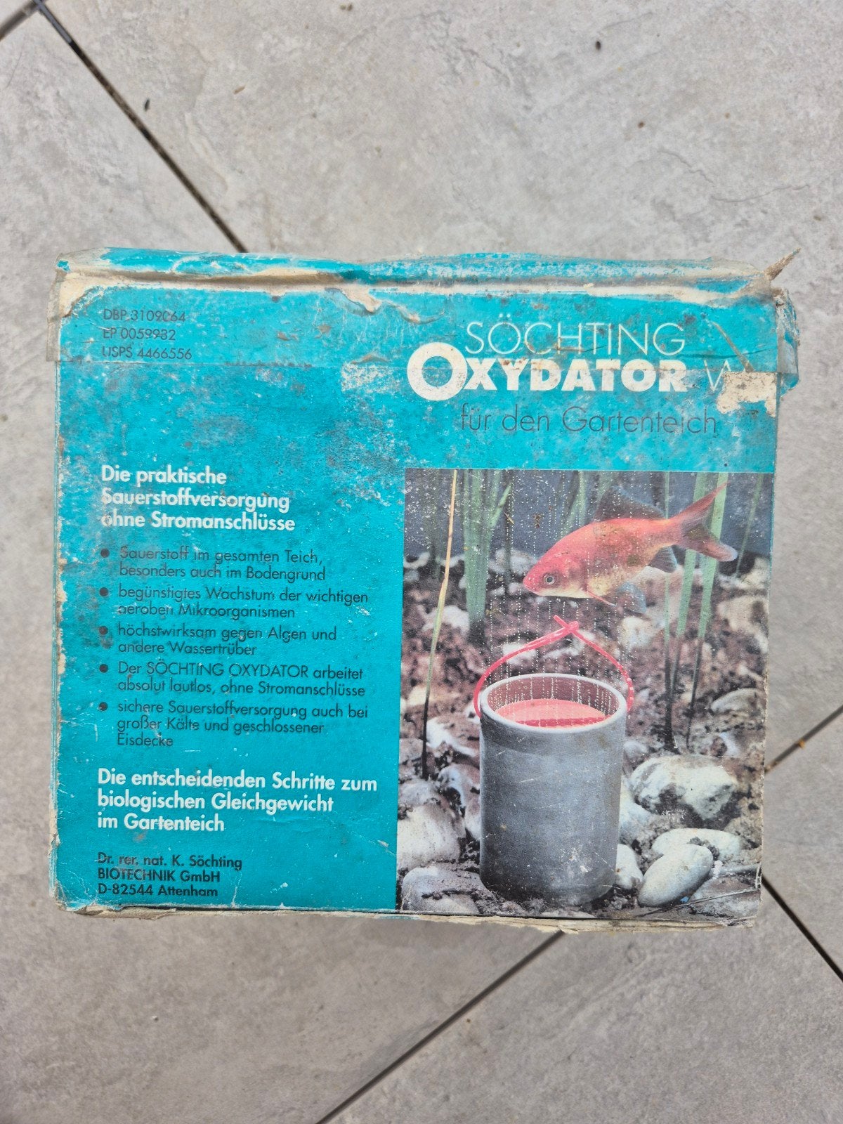 Söchting Oxydator W voor vijver - Zuurstofvoorziening, Ophalen of Verzenden, Nieuw
