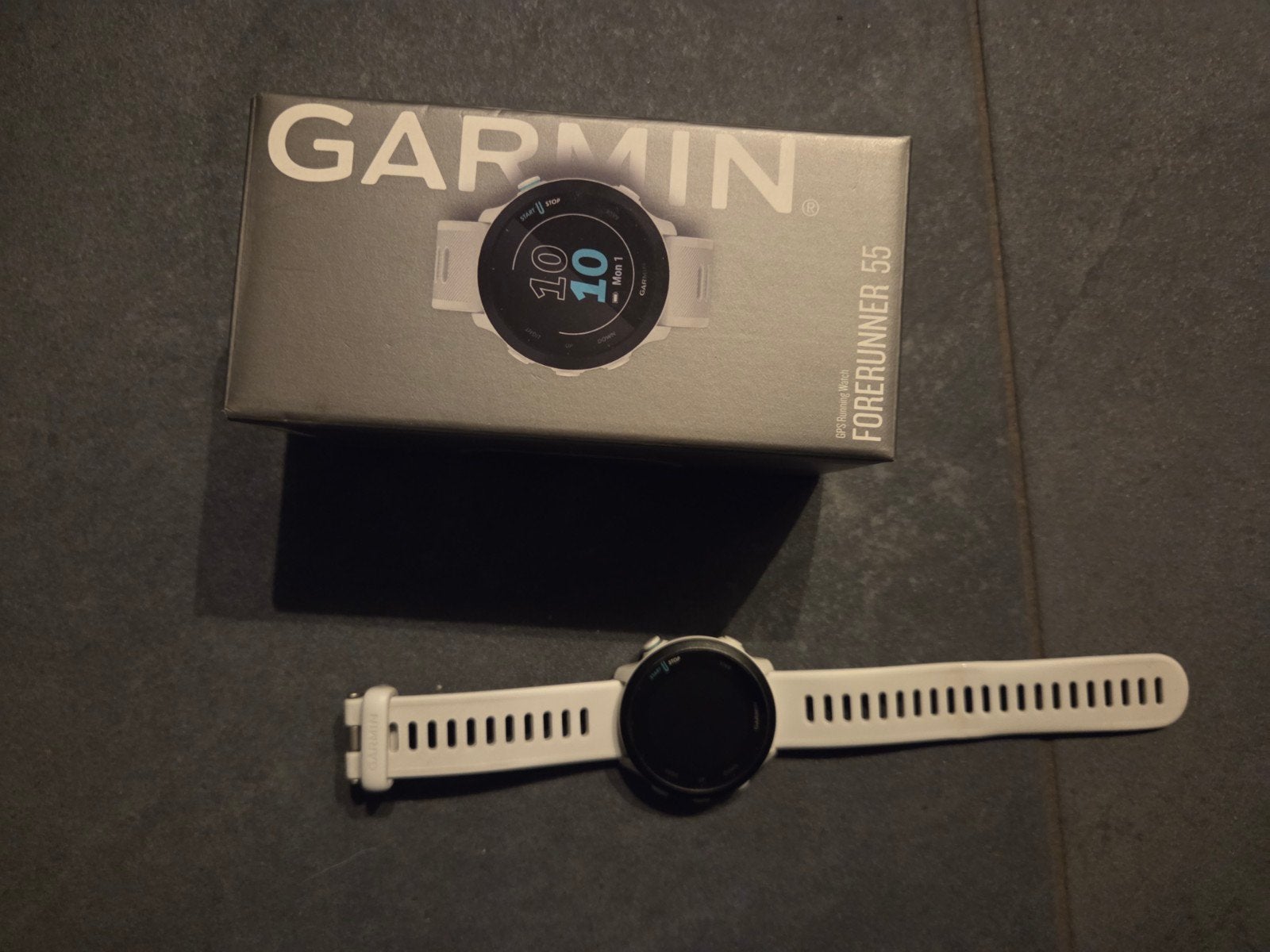 Garmin Forerunner 55 - GPS Hardloophorloge Wit, Wit, Garmin, Ophalen of Verzenden, Zo goed als nieuw