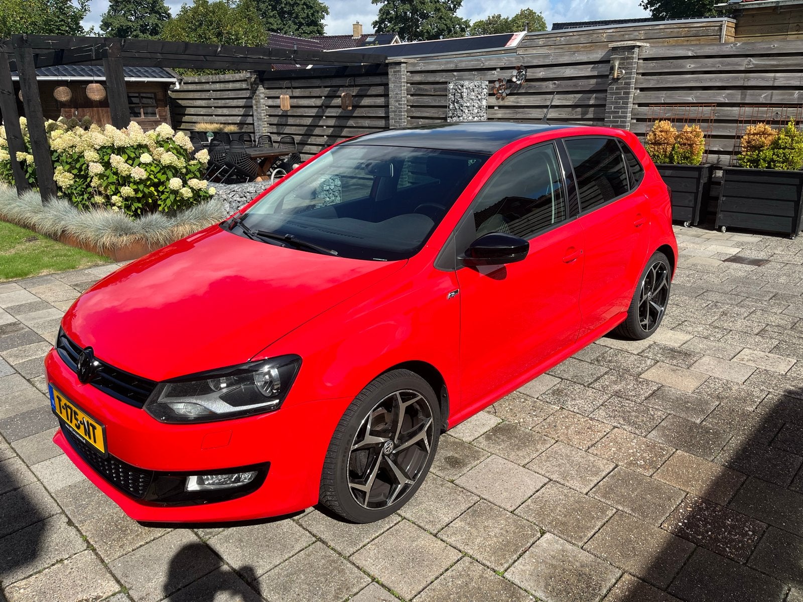Volkswagen Polo 1.4  TSI R-line, Auto's, Voorwielaandrijving, 40 €/maand, Zwart, 4 cilinders