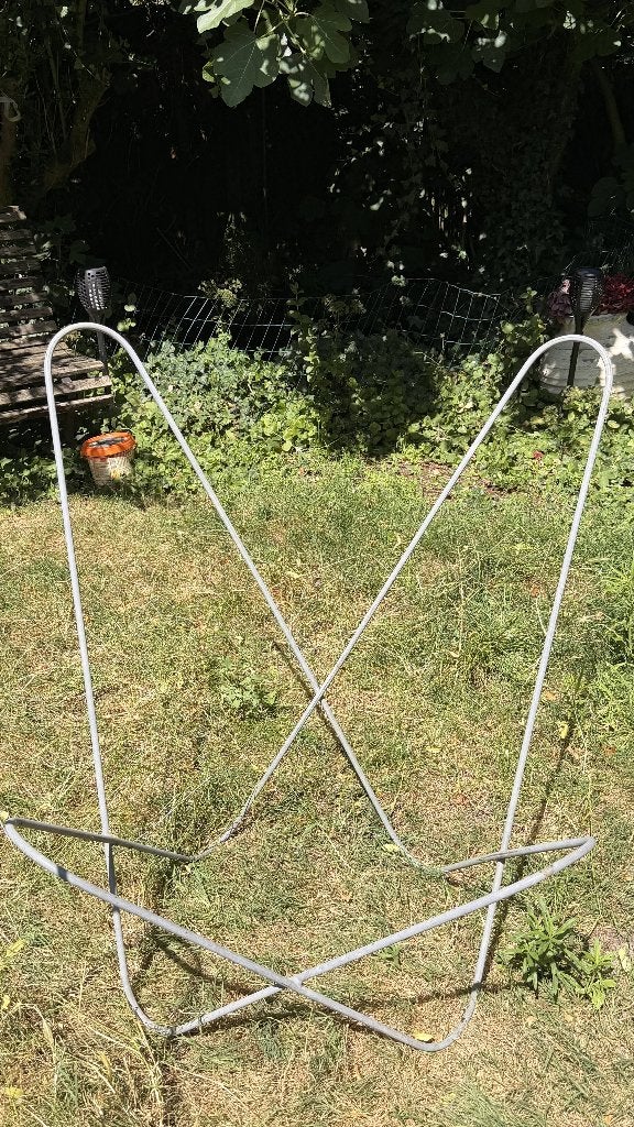 5  Gegalvaniseerde Vlinderstoel Frames, Tuin en Terras, Ophalen, Gebruikt, Metaal, Stapelbaar