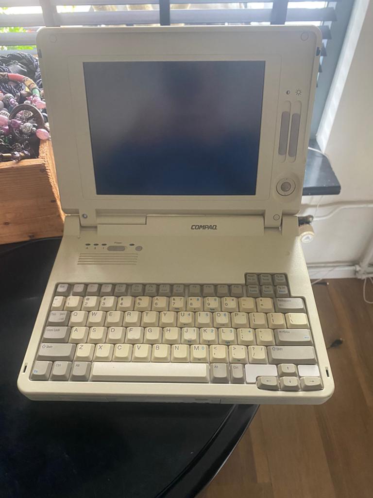 Compaq elite LTE Elite 4-40c retro 486 laptop doom gamer, Computers en Software, Ophalen of Verzenden