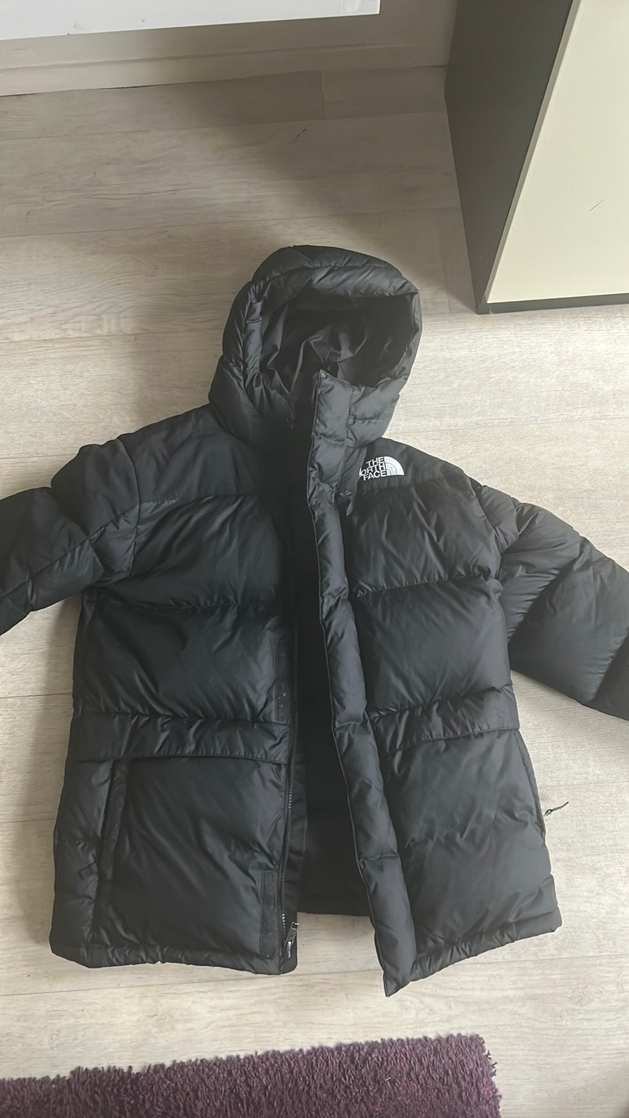 The north face winterjas Himalayan, Ophalen, Zo goed als nieuw, Overige maten, Zwart
