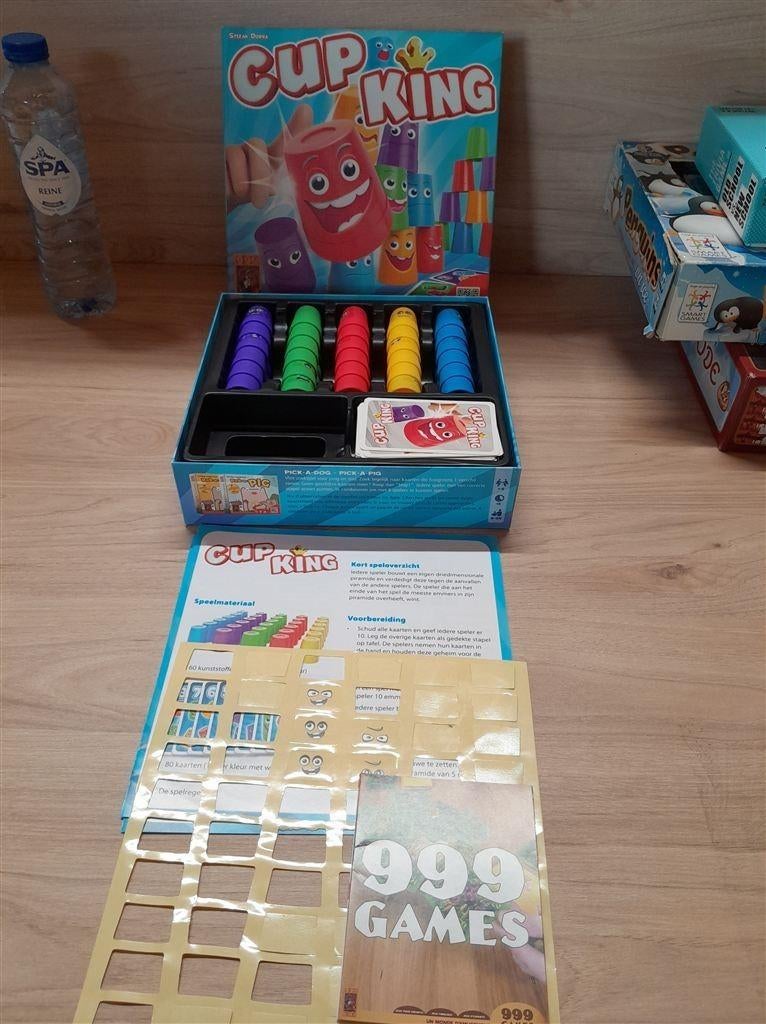 Cup king - 999 games - s3817, Hobby en Vrije tijd, Gezelschapsspellen | Bordspellen, Verzenden, Zo goed als nieuw