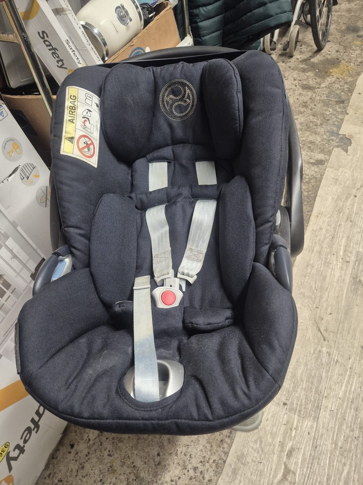 Cybex Cloud Autostoel - Zwart - incl verkleiner, Ophalen, Zijbescherming, 0 t/m 13 kg, Gebruikt