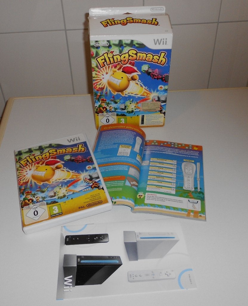 Wii Nintendo FlingSmash Game inclusief handleiding ., Gebruikt, Overige genres, 1 speler, Eén computer