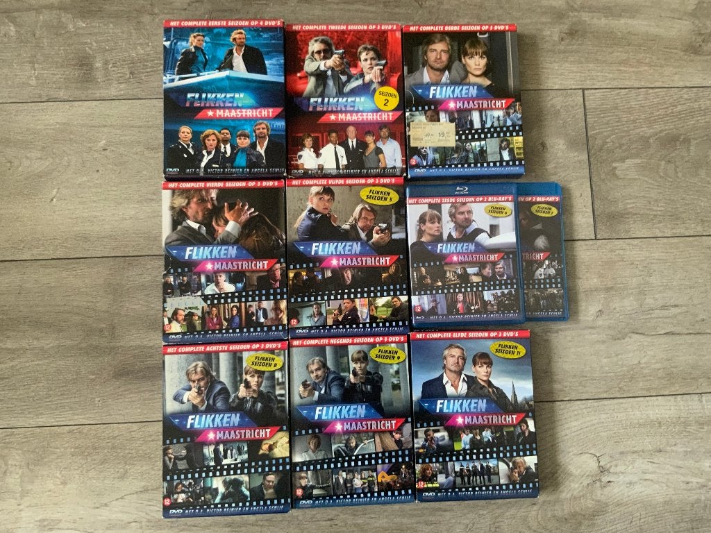 Flikken Maastricht Serie Seizoen 1 t/m 9 + 11 DVD set, Alle leeftijden, Ophalen of Verzenden, Zo goed als nieuw
