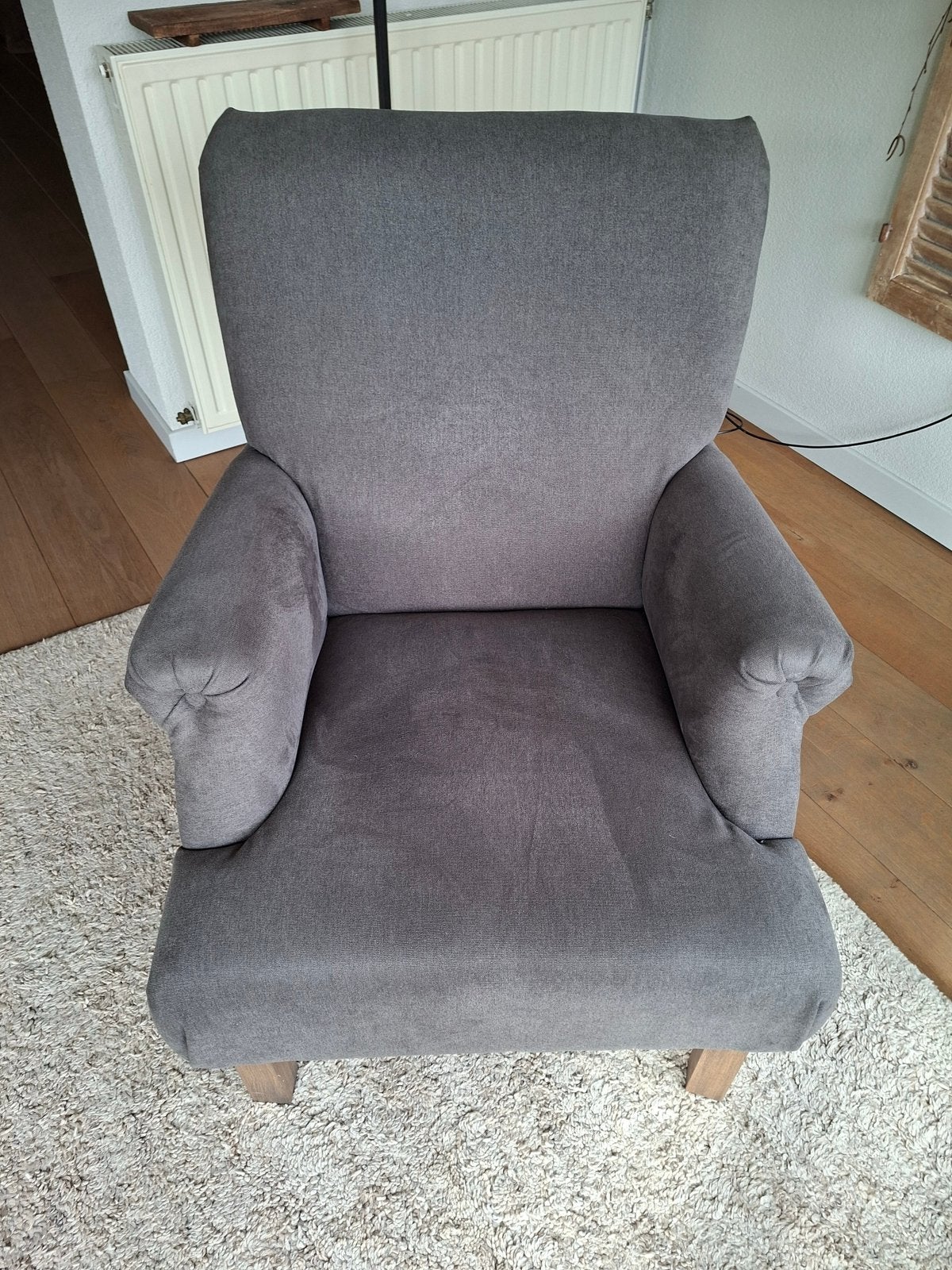 Landelijke fauteuil, Huis en Inrichting, Ophalen, Zo goed als nieuw, 75 tot 100 cm, 50 tot 75 cm