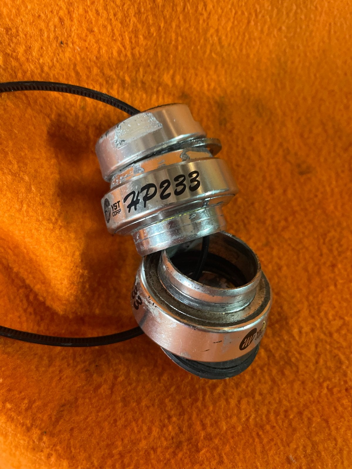Balhoofdset YST Corp HP233 - racefiets balhoofd, Gebruikt, Verzenden, Overige typen, Aluminium