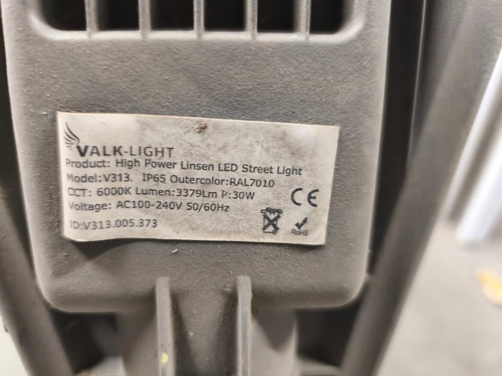 LED Straatlamp 30 Watt, Ophalen, Minder dan 50 watt, Overige typen, Netvoeding