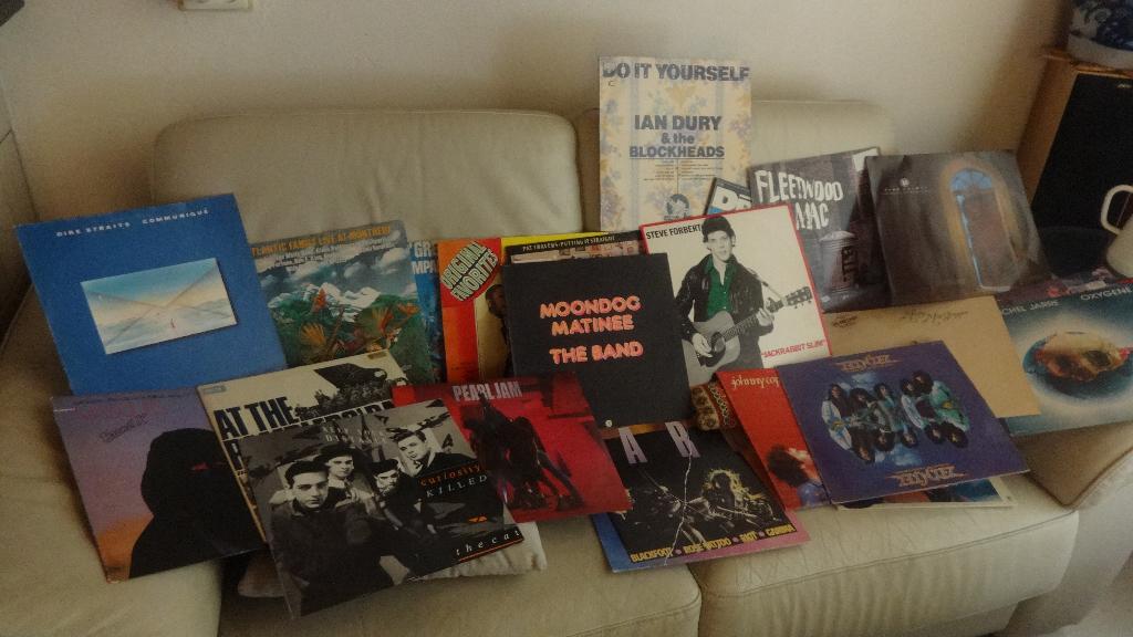 38 lp's // oa FleetwoodM,Pearl Jam,Dire Straits ed. 70-80's, Gebruikt, 1980 - 1989, Ophalen of Verzenden, 12 inch