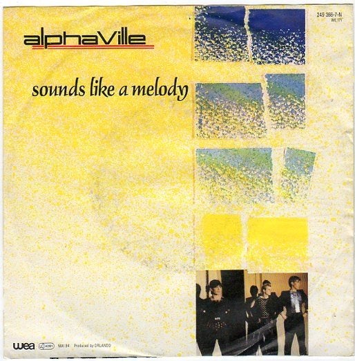 Alphaville – Sounds Like A Melody (1984), Gebruikt, Fotohoes, 7 inch, Ophalen of Verzenden