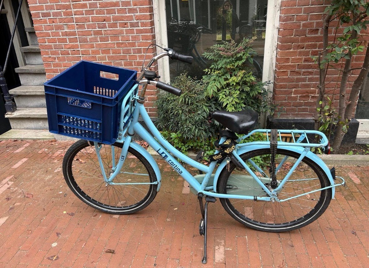 Babyblue Bicycle, Ophalen, Zo goed als nieuw