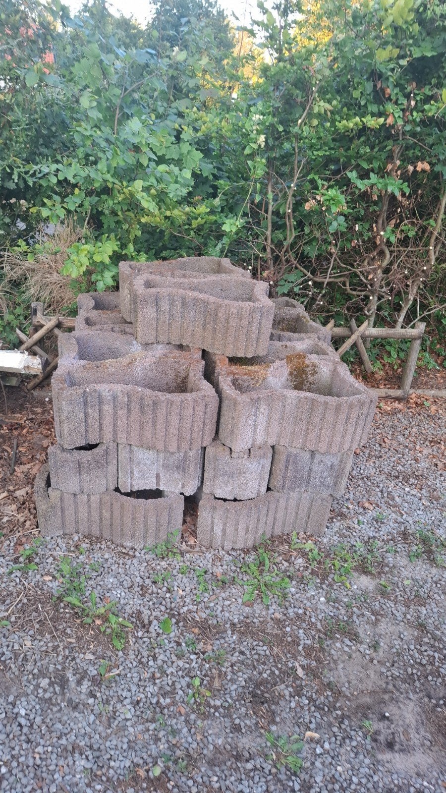 26x Stenen Bloembakken Visformaat - Gratis Ophalen, Ophalen, Gebruikt, Minder dan 30 cm, Minder dan 60 cm