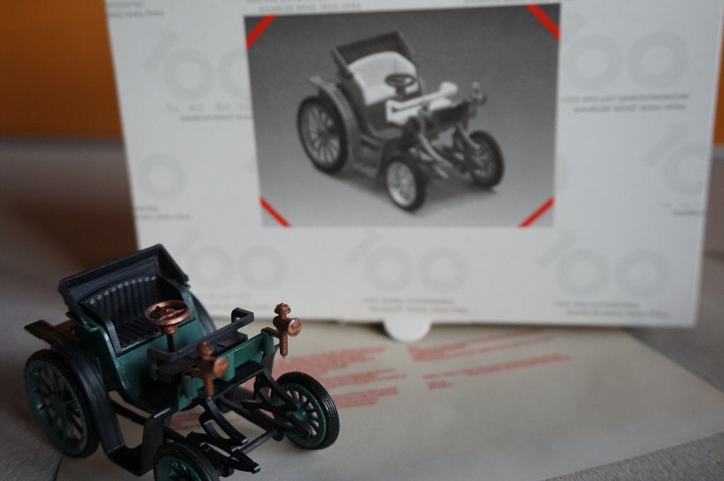 Mercedes Benz Vis-à-Vis 1893 Gama 1/46, Hobby en Vrije tijd, Ophalen of Verzenden, Gebruikt, Auto, Overige merken