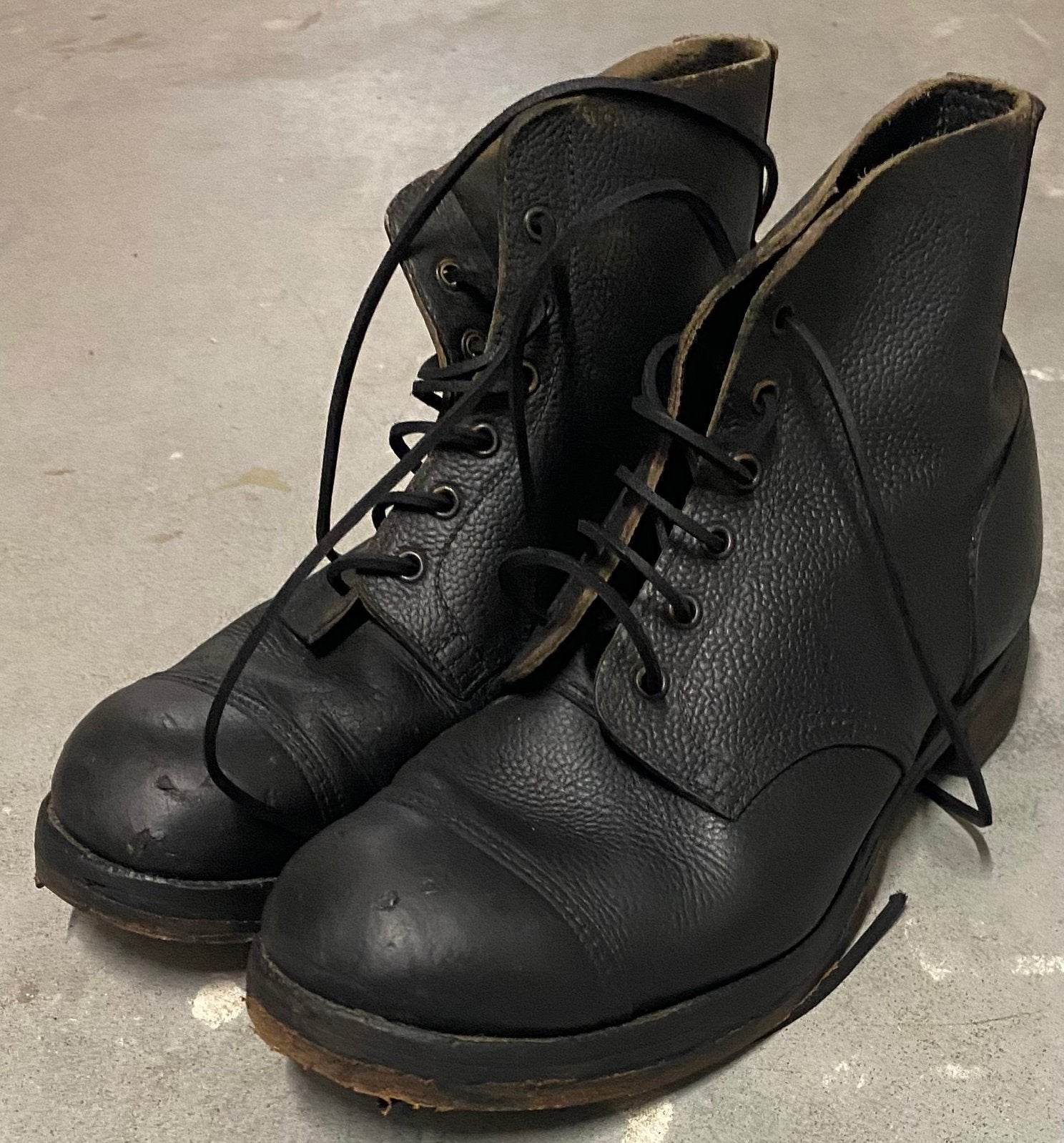Britse ammo boots maat 44/45 - 1955, Ophalen of Verzenden, Landmacht, Engeland, Kleding of Schoenen
