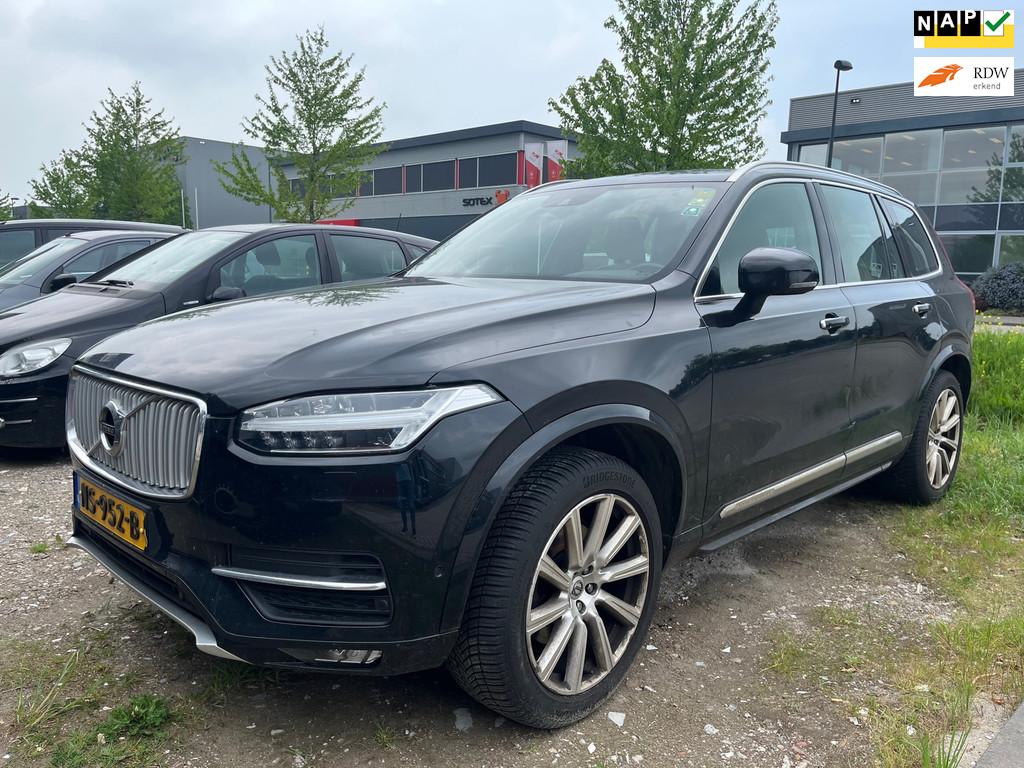 Volvo XC90 2.0 D5 AWD Inscription/ MOTOR DEFECT, Auto's, Volvo, Gebruikt, 4 cilinders, 7 stoelen, Zwart