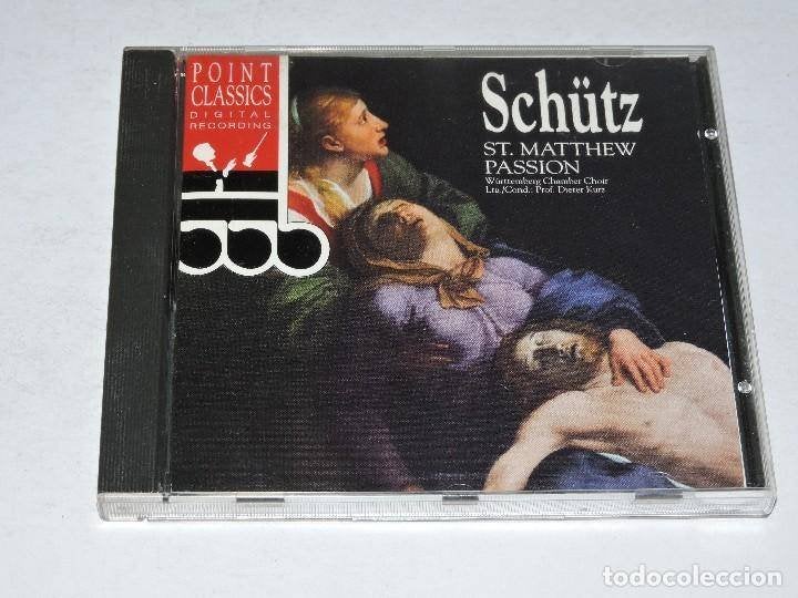 CD schutz : Matthaus Passion/Matthew Passion ( Dieter Kurz ), Cd's en Dvd's, Cd's | Klassiek, Ophalen of Verzenden, Barok, Zo goed als nieuw
