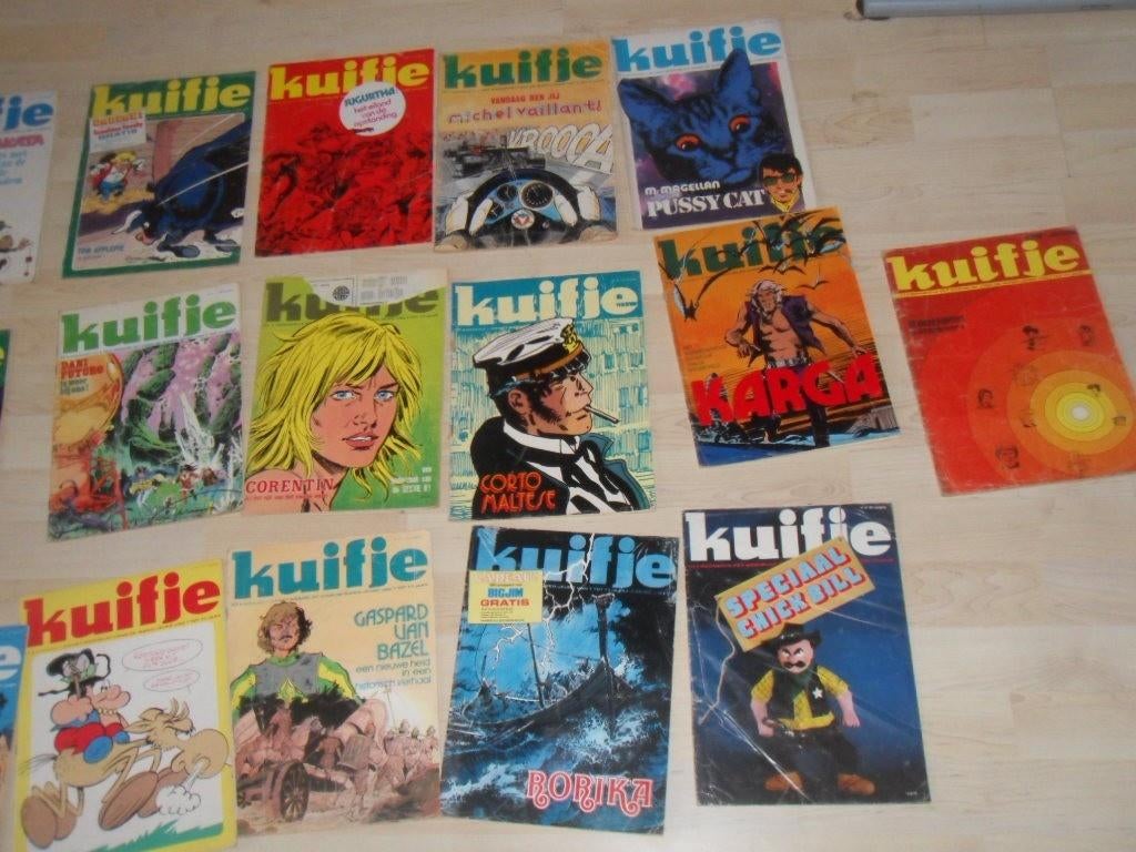 weekblad Kuifje div exemplaren jaren ''70, Ophalen of Verzenden, Gelezen, Overige typen