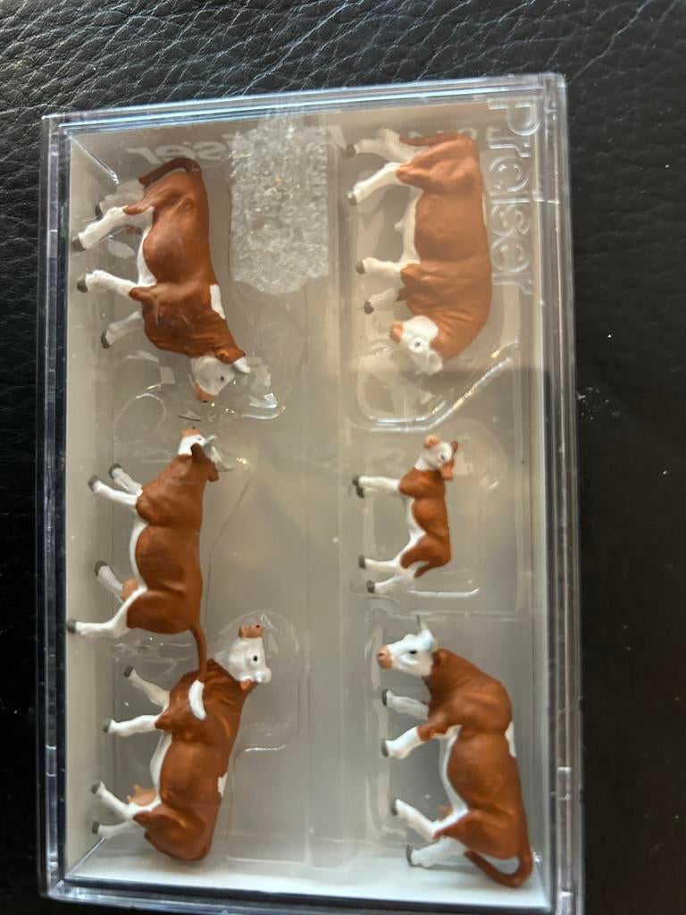 H0 preiser koeeen set nieuw, Hobby en Vrije tijd, Ophalen of Verzenden, Nieuw, Gelijkstroom of Wisselstroom, Overige merken