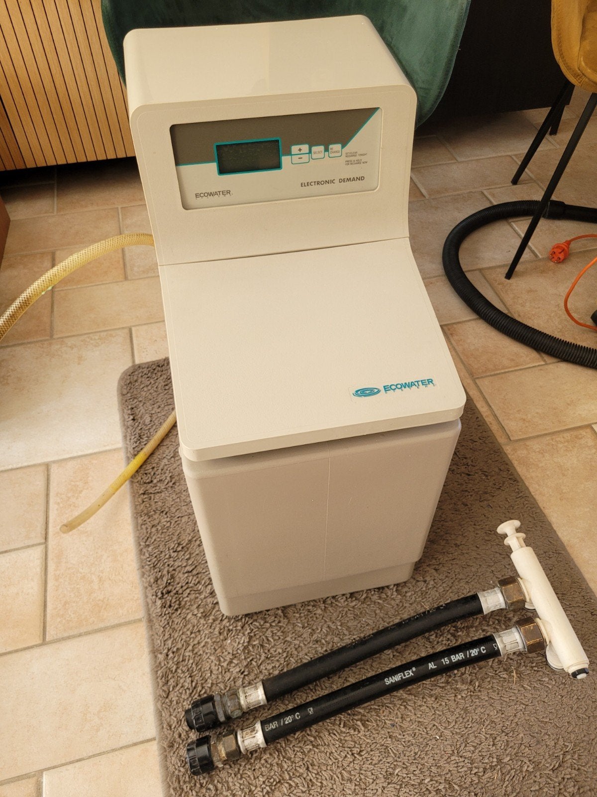 EcoWater E-10-3 ED waterontharder (+ opt. 2 zakken zout), Witgoed en Apparatuur, Waterontharders, Ophalen, Gebruikt, Elektrische waterontharder