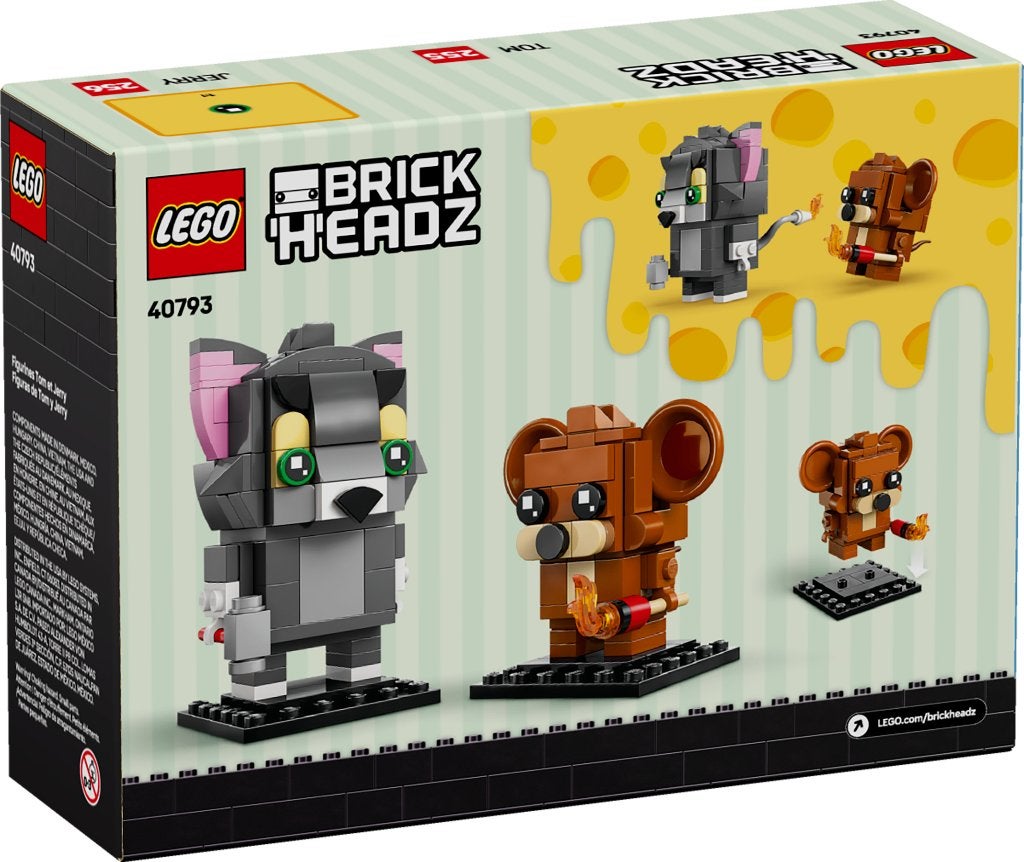 Lego BrickHeadz 40793 Tom en Jerry NIEUW, Lego, BrickHeadz, Lego, Nieuw