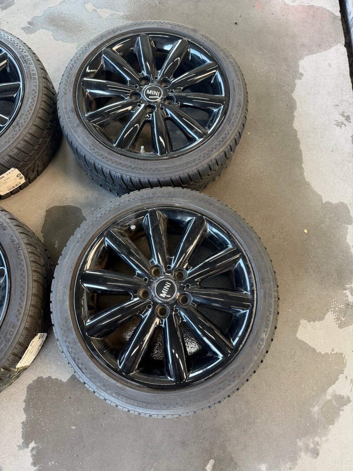 Mini velgen 17 inch zwart, Ophalen, Velg(en), 17 inch, 205 mm