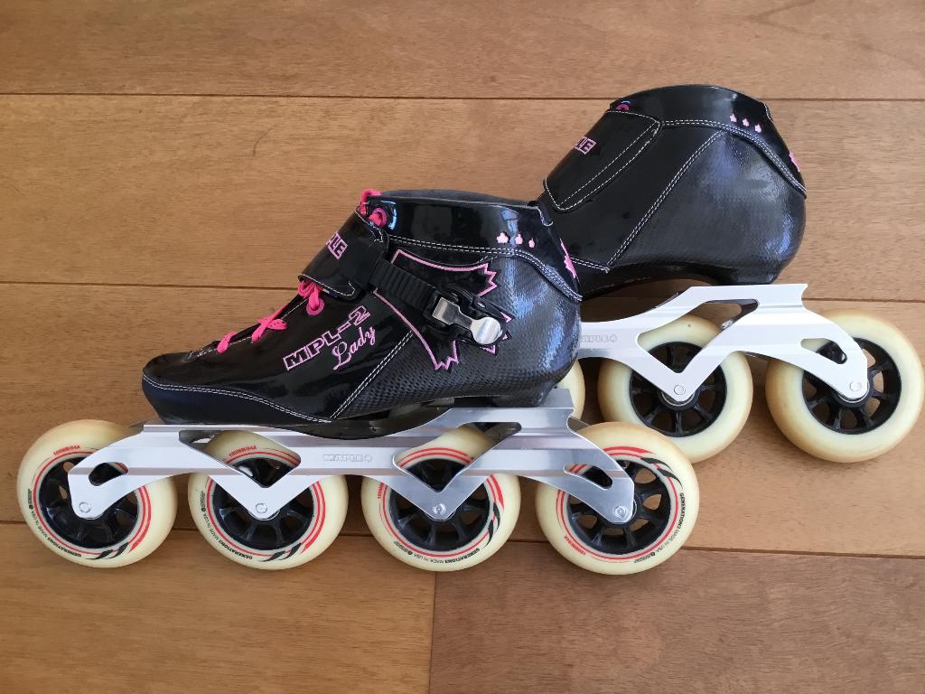 Maple MPL-2 Lady skeelers maat 39, Dames, Zo goed als nieuw, Inline skates 4 wielen, Ophalen