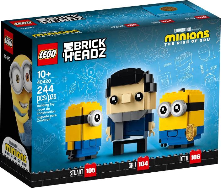 Lego Brickheadz Minions Gru, Stuart & Otto nr 40420, Lego, Lego, BrickHeadz, Lego